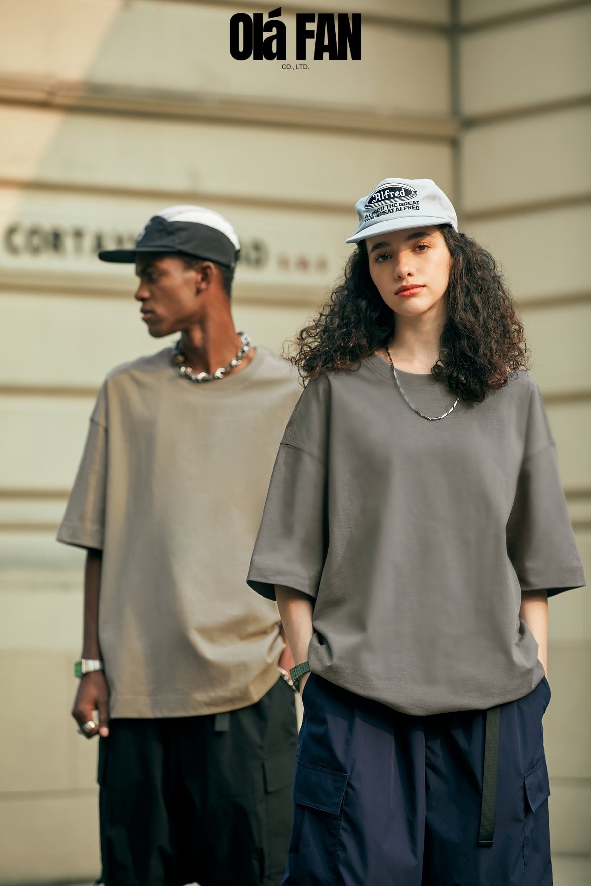 OLA FAN classic high-street 265g weighted T-shirt
