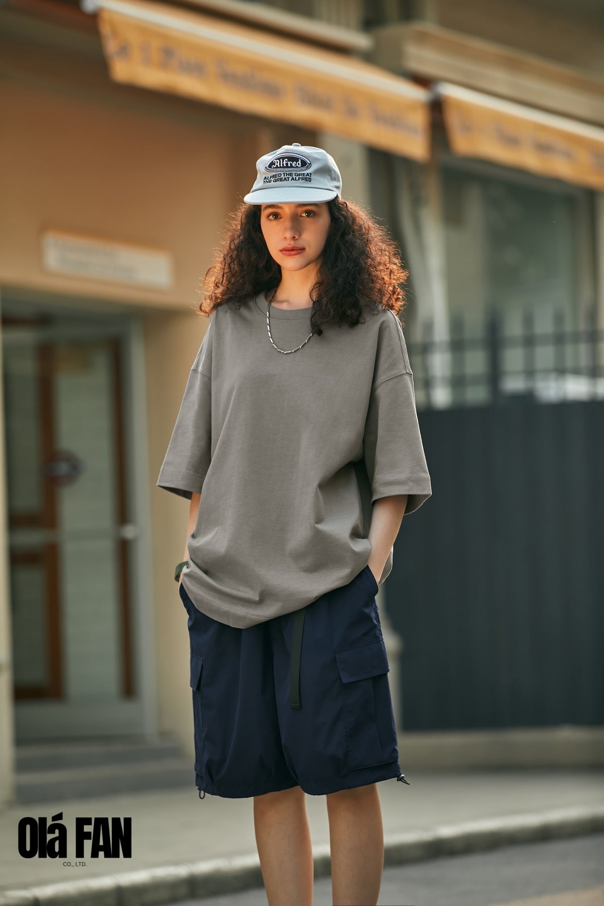 OLA FAN classic high-street 265g weighted T-shirt