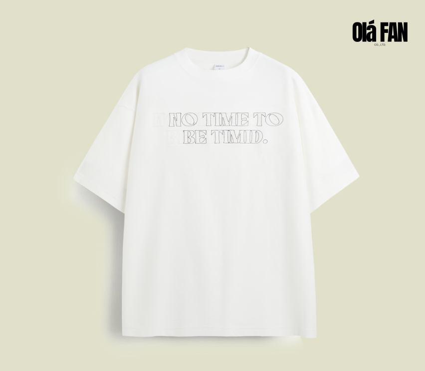 OLA FAN High Street Twill Cotton Embroidered T-shirt