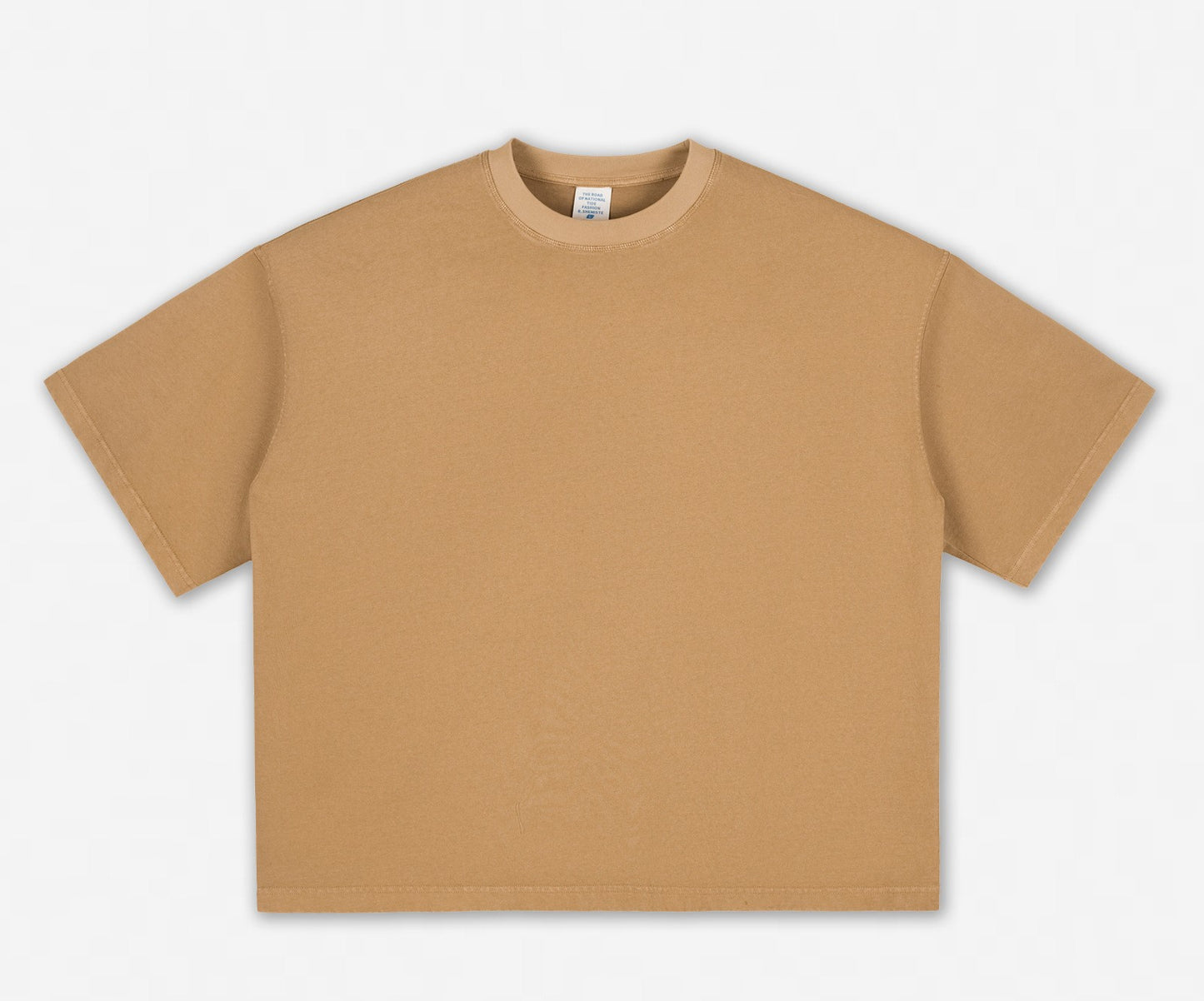 Caramel Essence Series – Boxy Oversized 260g T‑Shirt