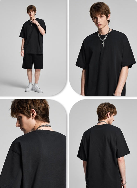 Blooming Horizon Series – Oversized 275g T‑Shirt