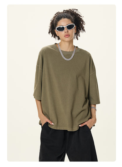 Caramel Essence Series – Boxy Oversized 260g T‑Shirt