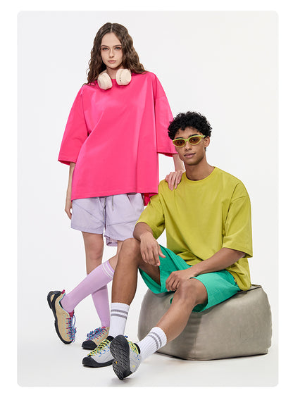 Mint Sorona Boxy T-Shirt with Swiss HeiQ Cooling Tech