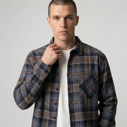 Casual Vintage Plaid Shirt