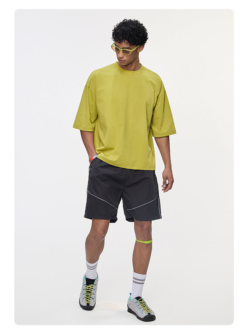 Mint Sorona Boxy T-Shirt with Swiss HeiQ Cooling Tech
