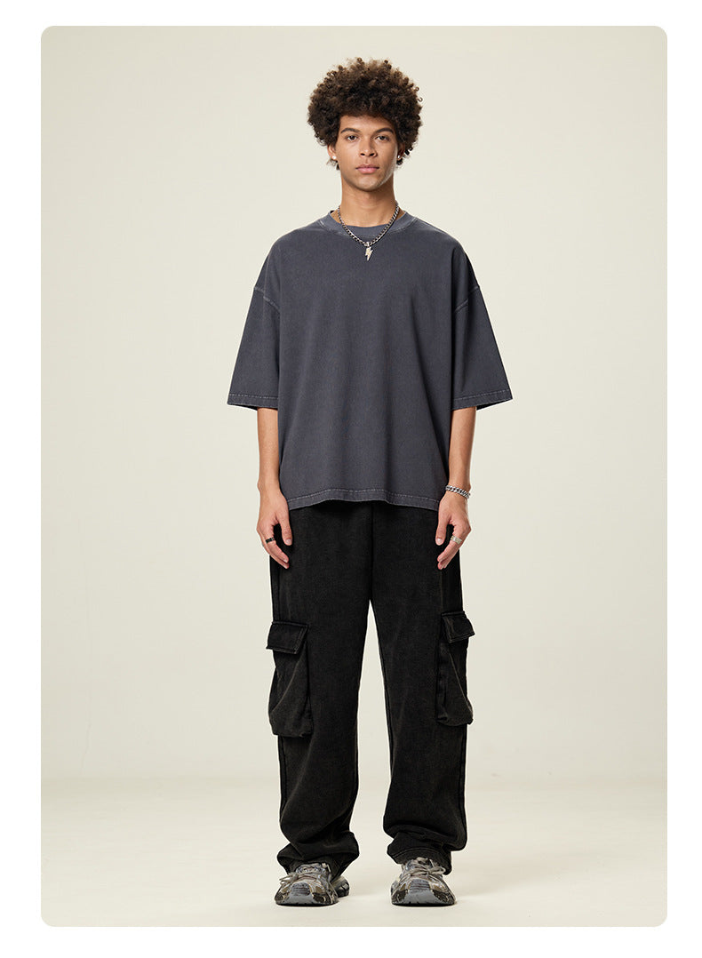 Caramel Essence Series – Boxy Oversized 260g T‑Shirt