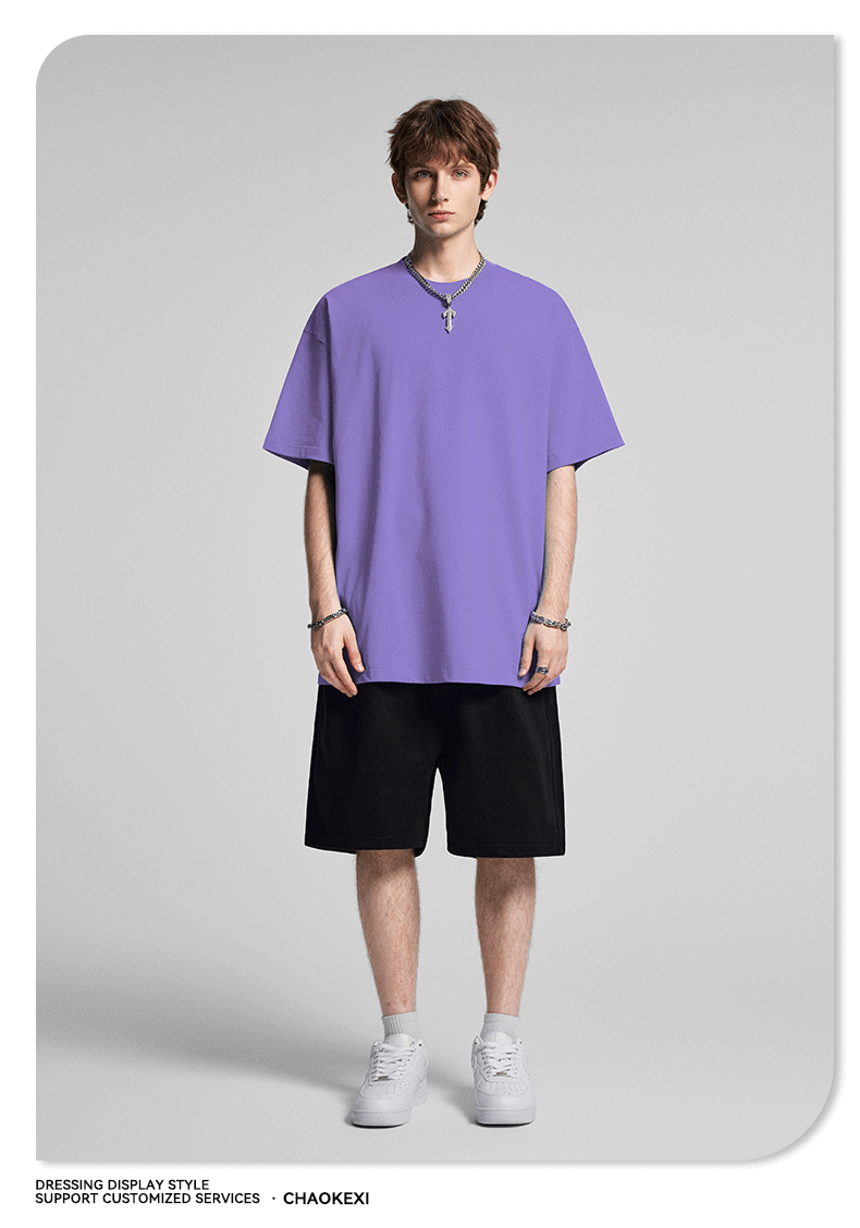 Blooming Horizon Series – Oversized 275g T‑Shirt