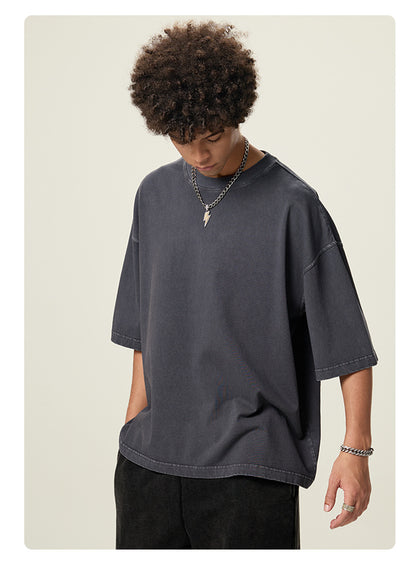 Caramel Essence Series – Boxy Oversized 260g T‑Shirt