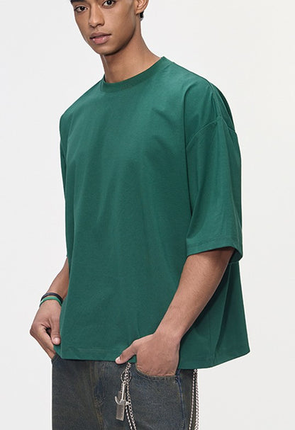 Mint Sorona Boxy T-Shirt with Swiss HeiQ Cooling Tech