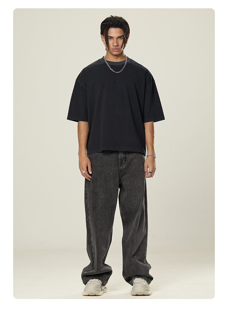 Caramel Essence Series – Boxy Oversized 260g T‑Shirt