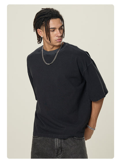 Caramel Essence Series – Boxy Oversized 260g T‑Shirt