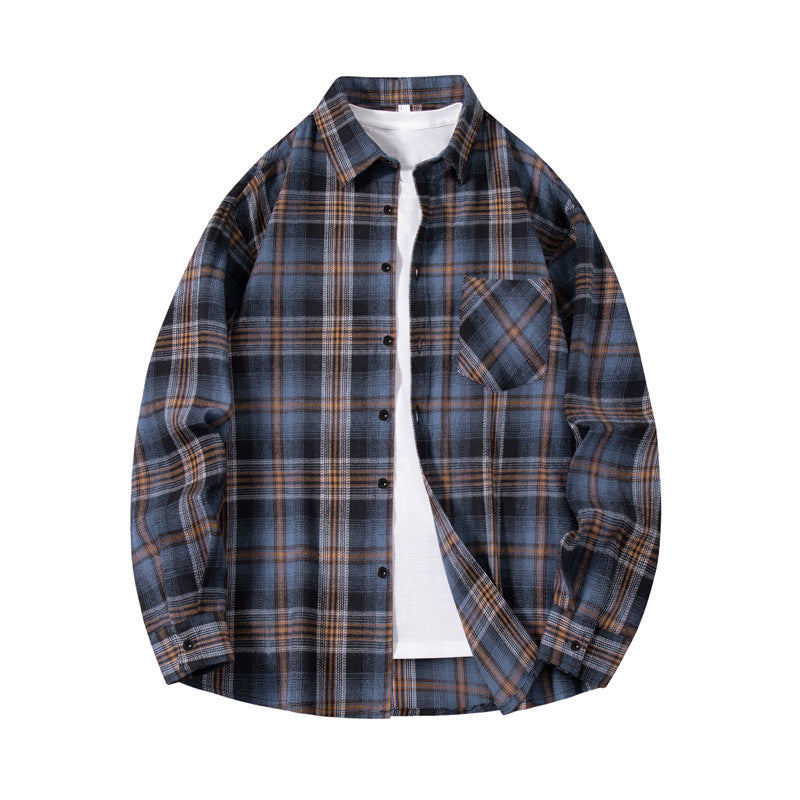 Casual Vintage Plaid Shirt