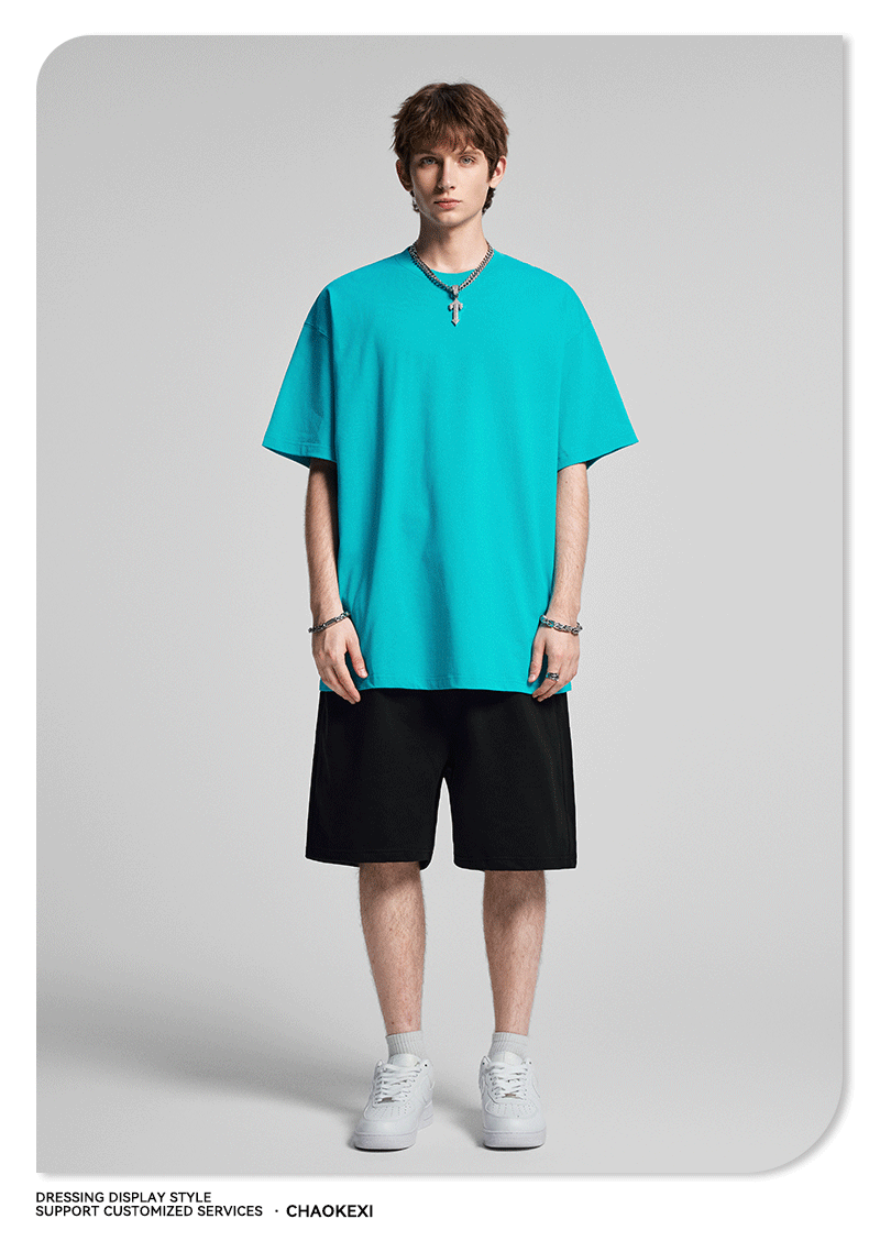 Blooming Horizon Series – Oversized 275g T‑Shirt