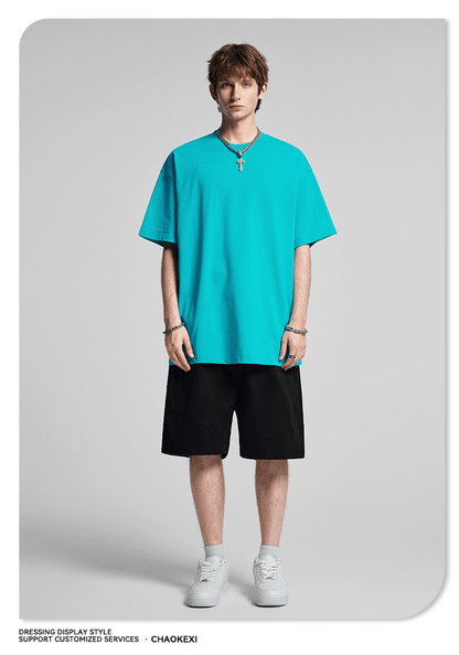 Blooming Horizon Series – Oversized 275g T‑Shirt