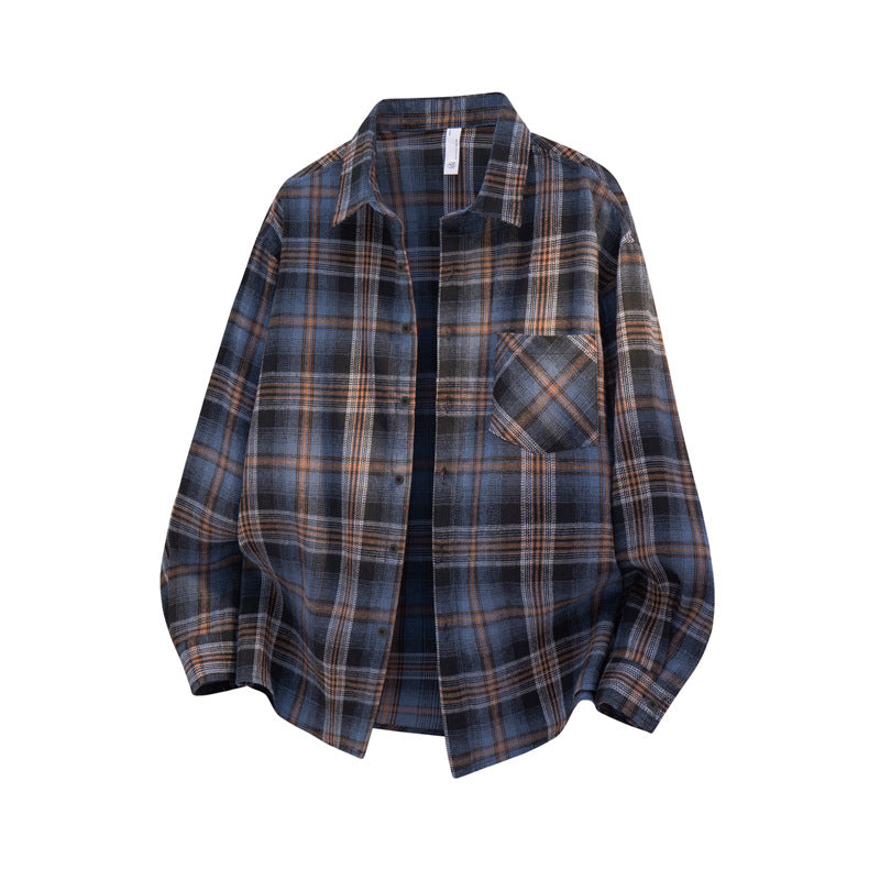 Casual Vintage Plaid Shirt