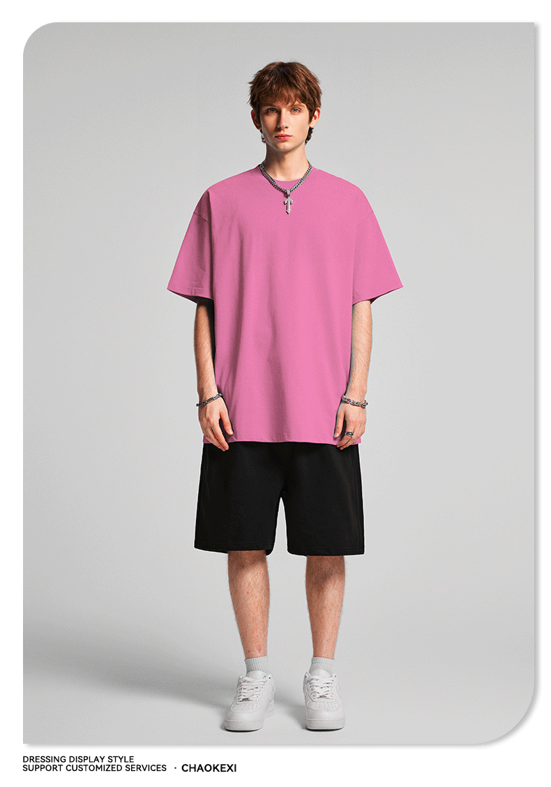 Blooming Horizon Series – Oversized 275g T‑Shirt