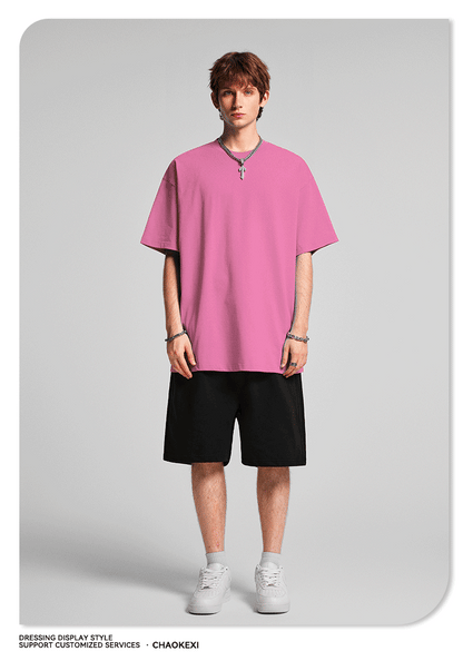 Blooming Horizon Series – Oversized 275g T‑Shirt