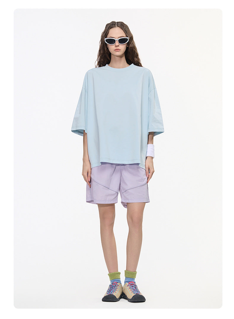 Mint Sorona Boxy T-Shirt with Swiss HeiQ Cooling Tech