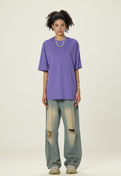 Multicolor Oversized Cotton T-Shirt