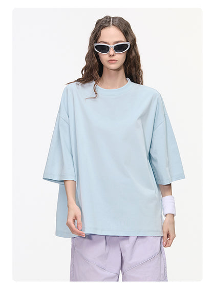 Mint Sorona Boxy T-Shirt with Swiss HeiQ Cooling Tech