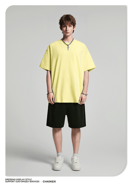 Blooming Horizon Series – Oversized 275g T‑Shirt