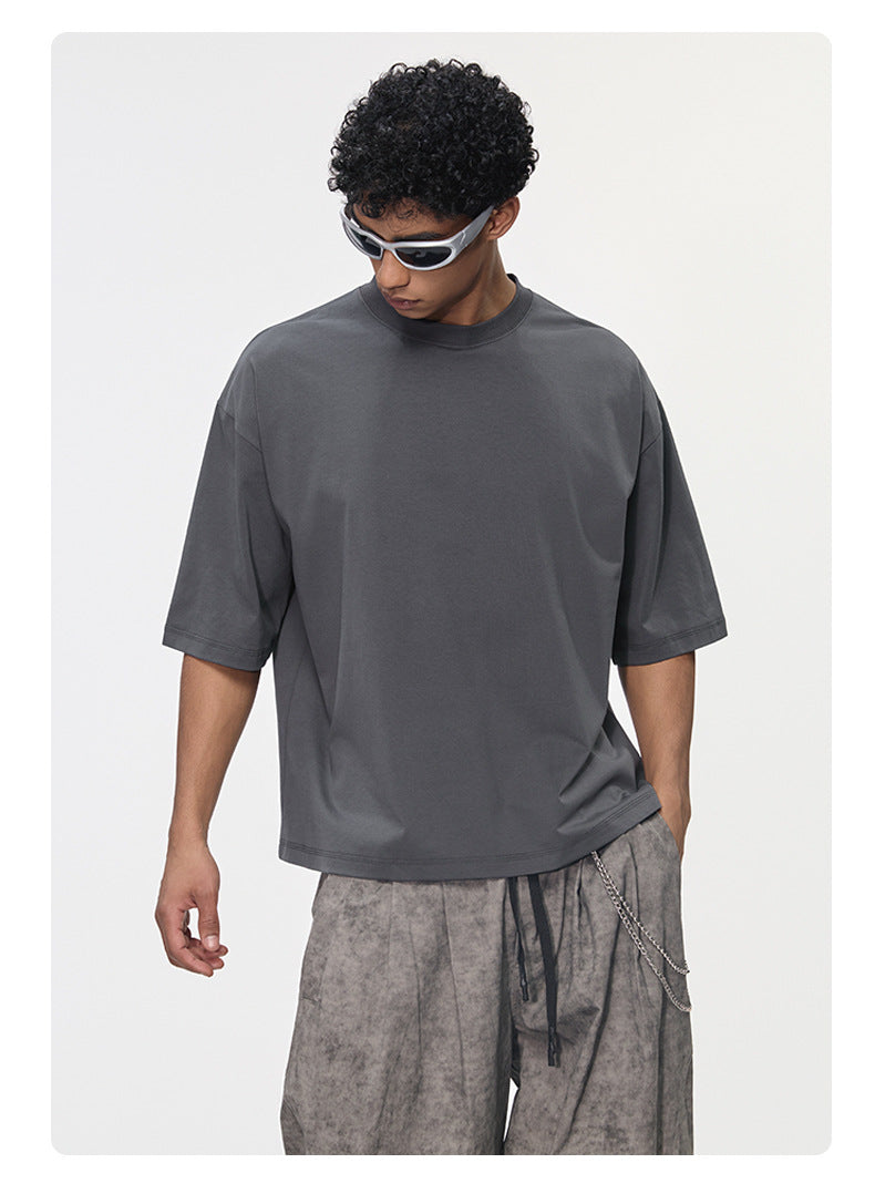 Mint Sorona Boxy T-Shirt with Swiss HeiQ Cooling Tech