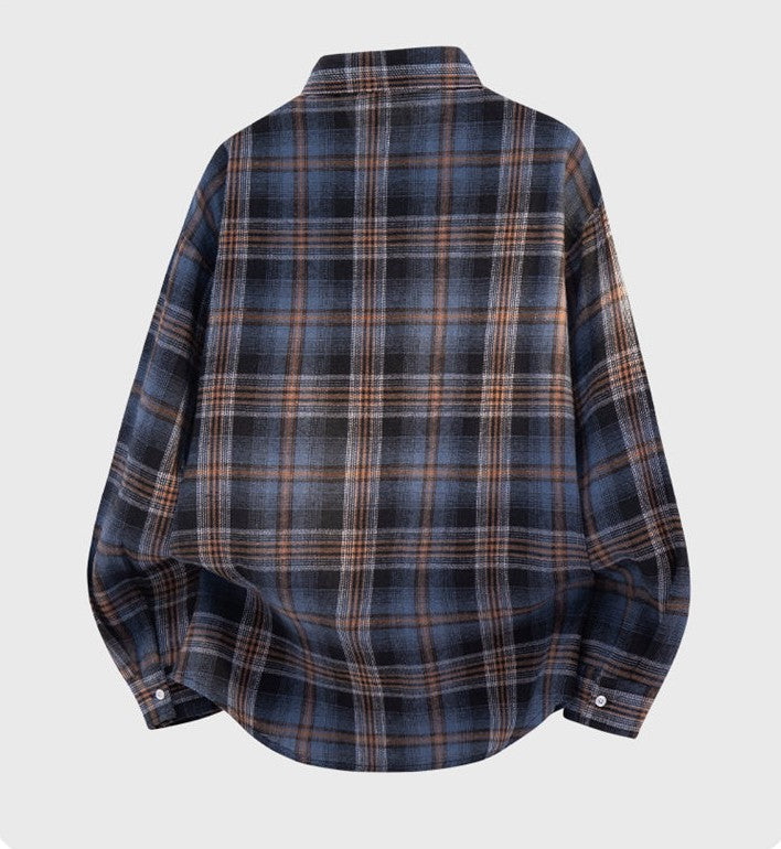 Casual Vintage Plaid Shirt