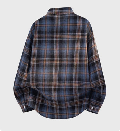 Casual Vintage Plaid Shirt