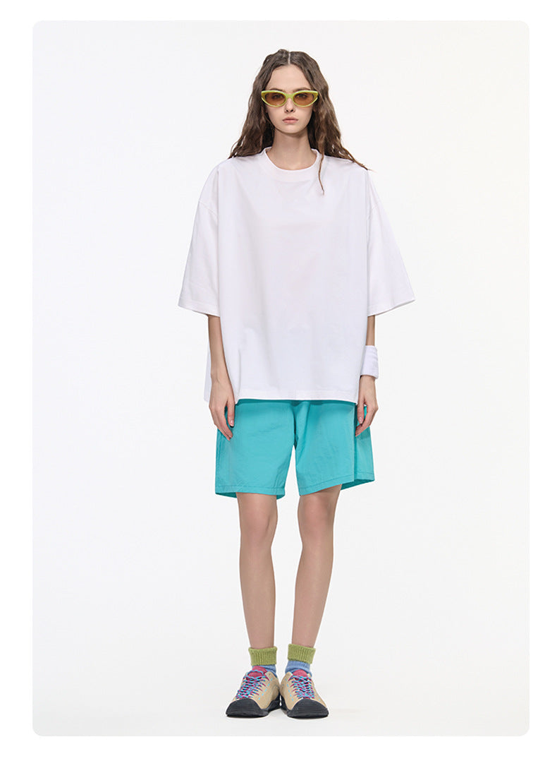 Mint Sorona Boxy T-Shirt with Swiss HeiQ Cooling Tech