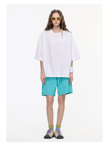 Mint Sorona Boxy T-Shirt with Swiss HeiQ Cooling Tech