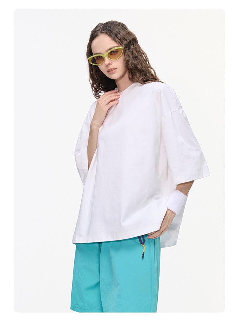 Mint Sorona Boxy T-Shirt with Swiss HeiQ Cooling Tech