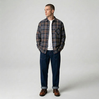 Casual Vintage Plaid Shirt