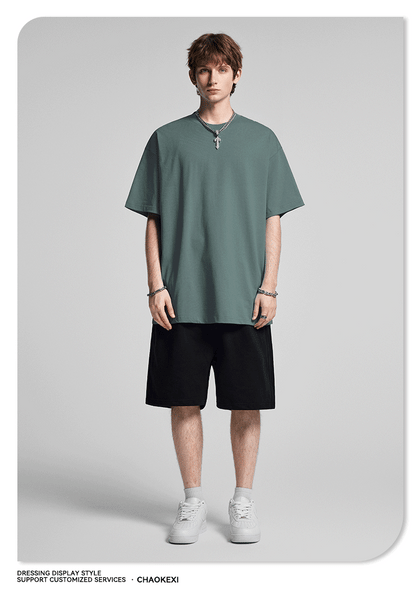 Blooming Horizon Series – Oversized 275g T‑Shirt
