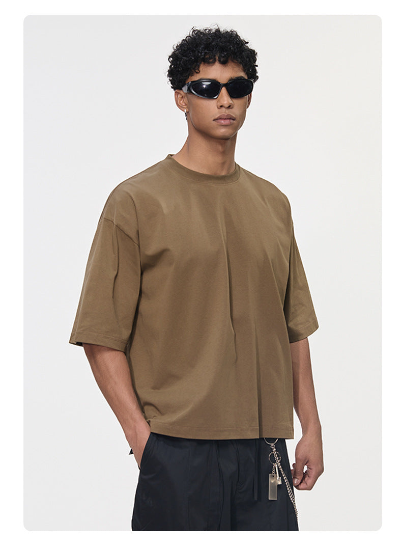 Mint Sorona Boxy T-Shirt with Swiss HeiQ Cooling Tech