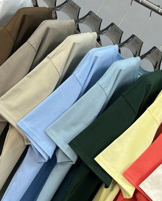 Blooming Horizon Series – Oversized 275g T‑Shirt