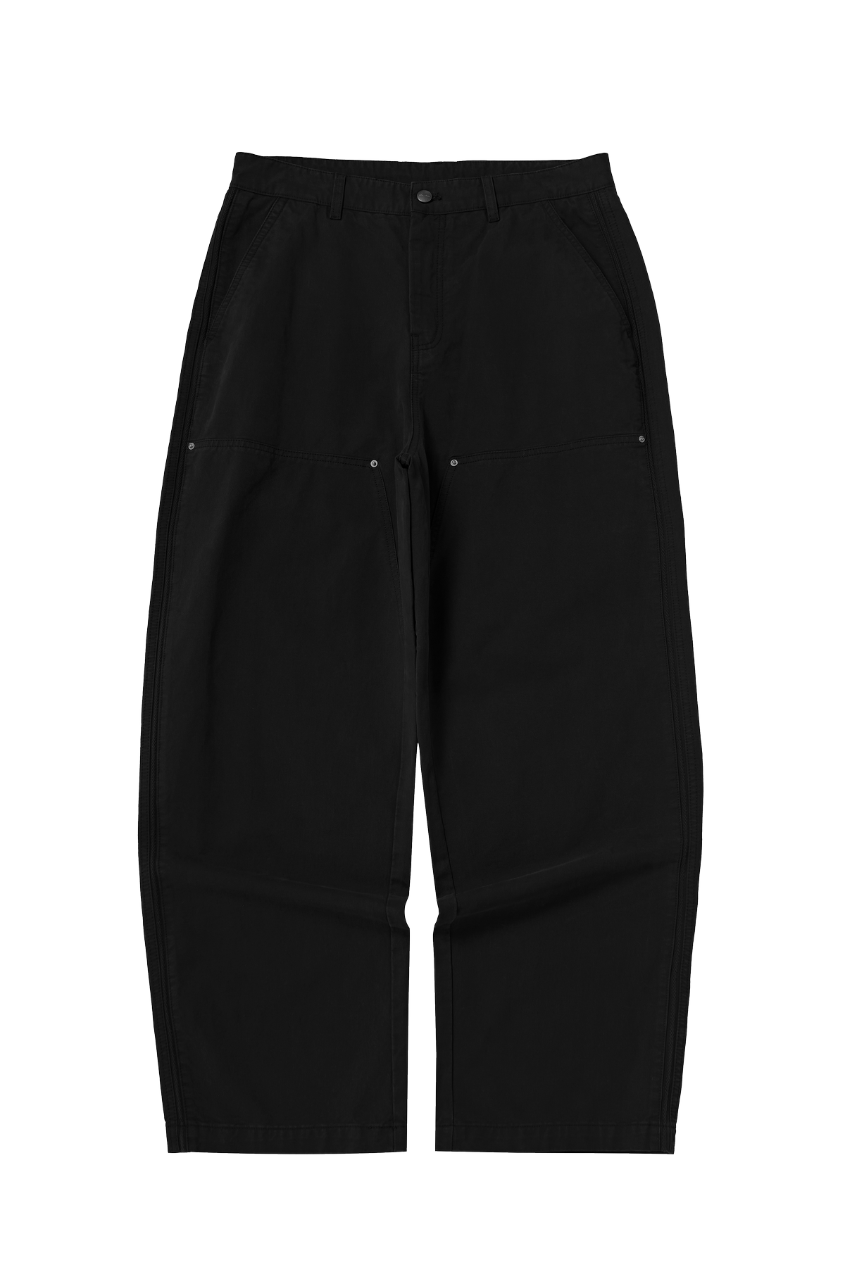 Asute Dyed Wide-Leg Lumberjack Trousers