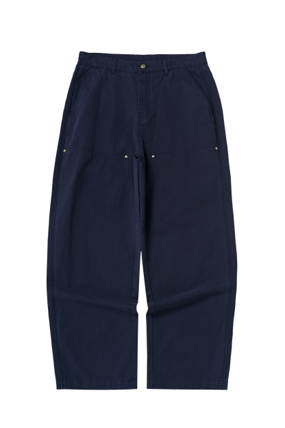 Asute Dyed Wide-Leg Lumberjack Trousers
