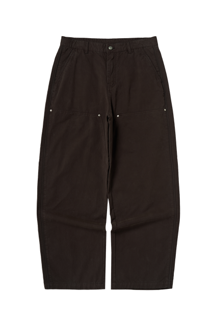Asute Dyed Wide-Leg Lumberjack Trousers