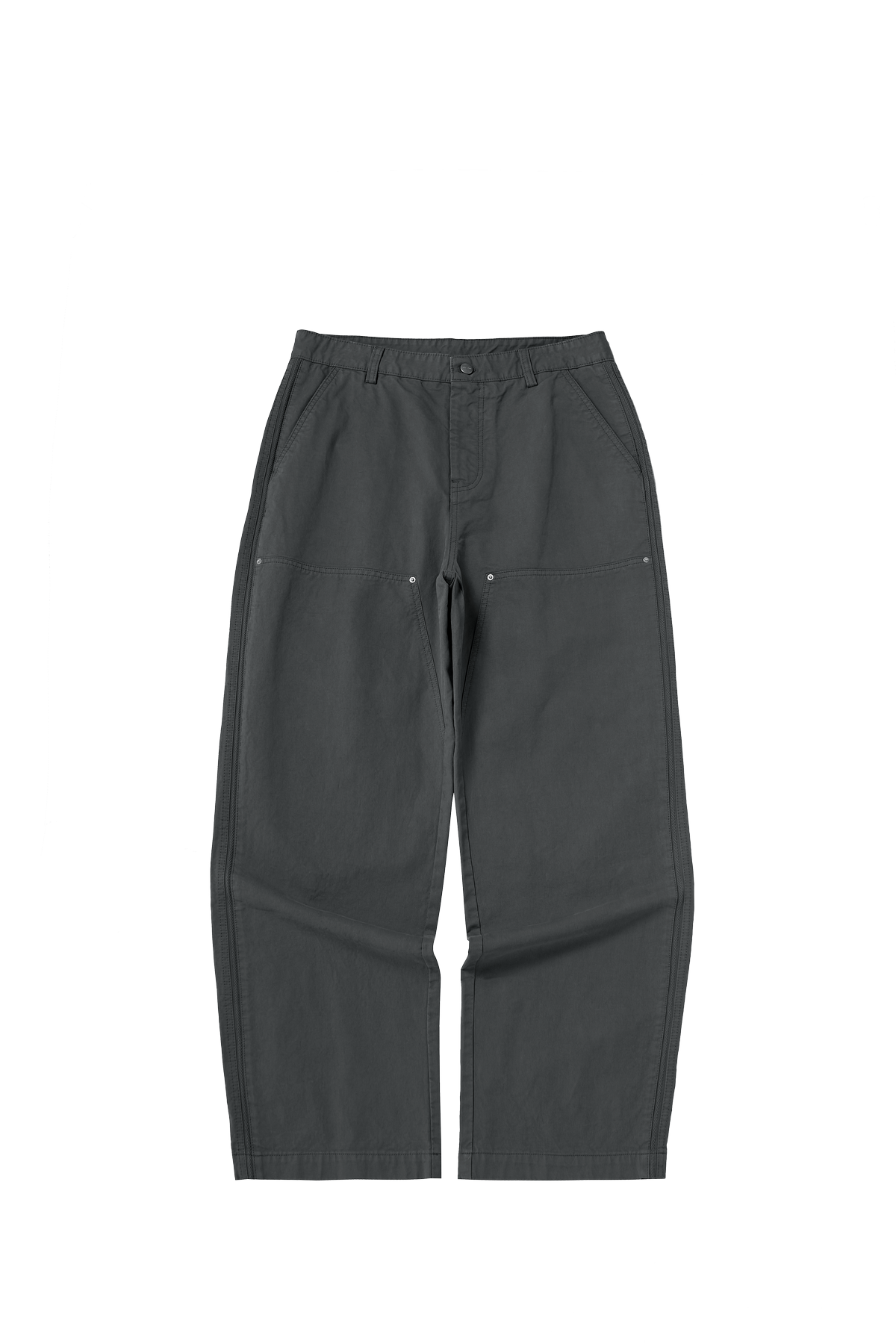 Asute Dyed Wide-Leg Lumberjack Trousers