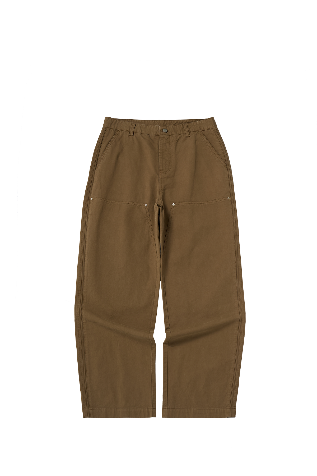 Asute Dyed Wide-Leg Lumberjack Trousers