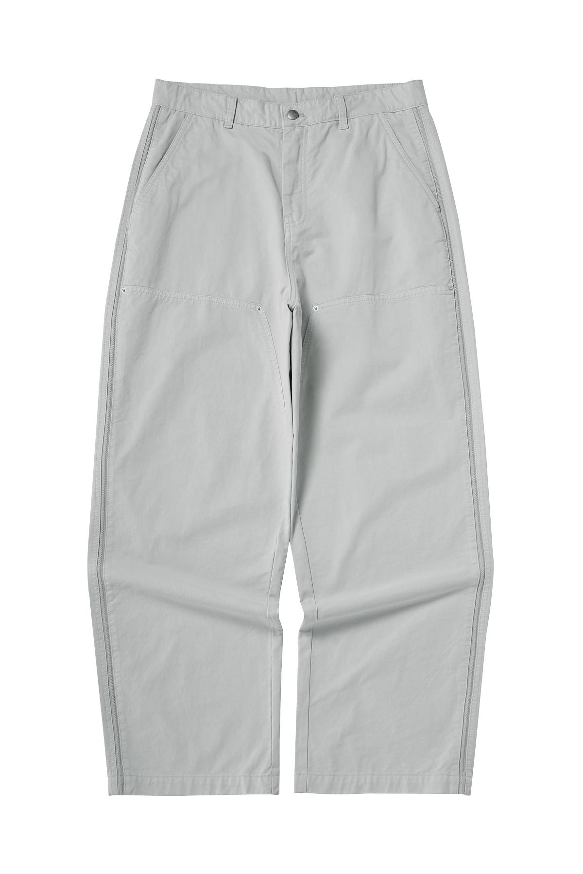 Asute Dyed Wide-Leg Lumberjack Trousers