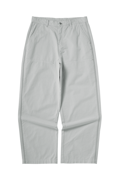 Asute Dyed Wide-Leg Lumberjack Trousers