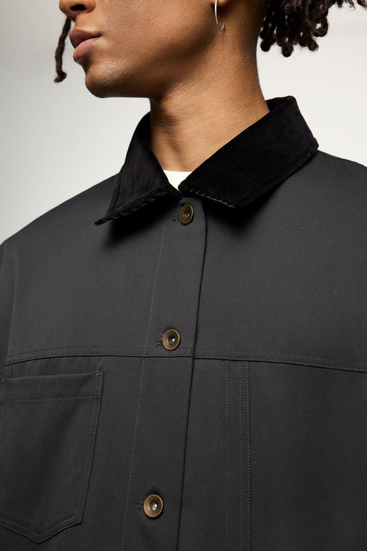 OLA FAN Corduroy Collar Detroit Workwear Jacket