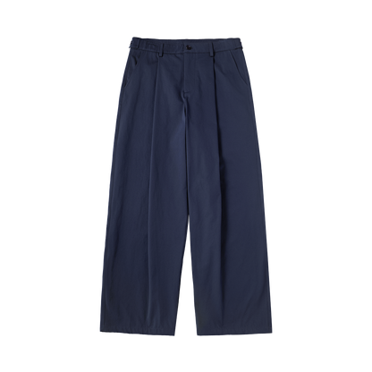 Curved Blade Stretch Pleated Cargo Pants