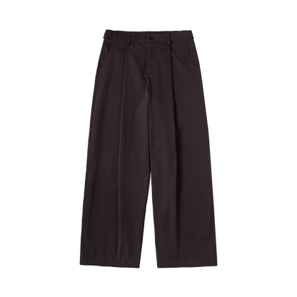 Curved Blade Stretch Pleated Cargo Pants