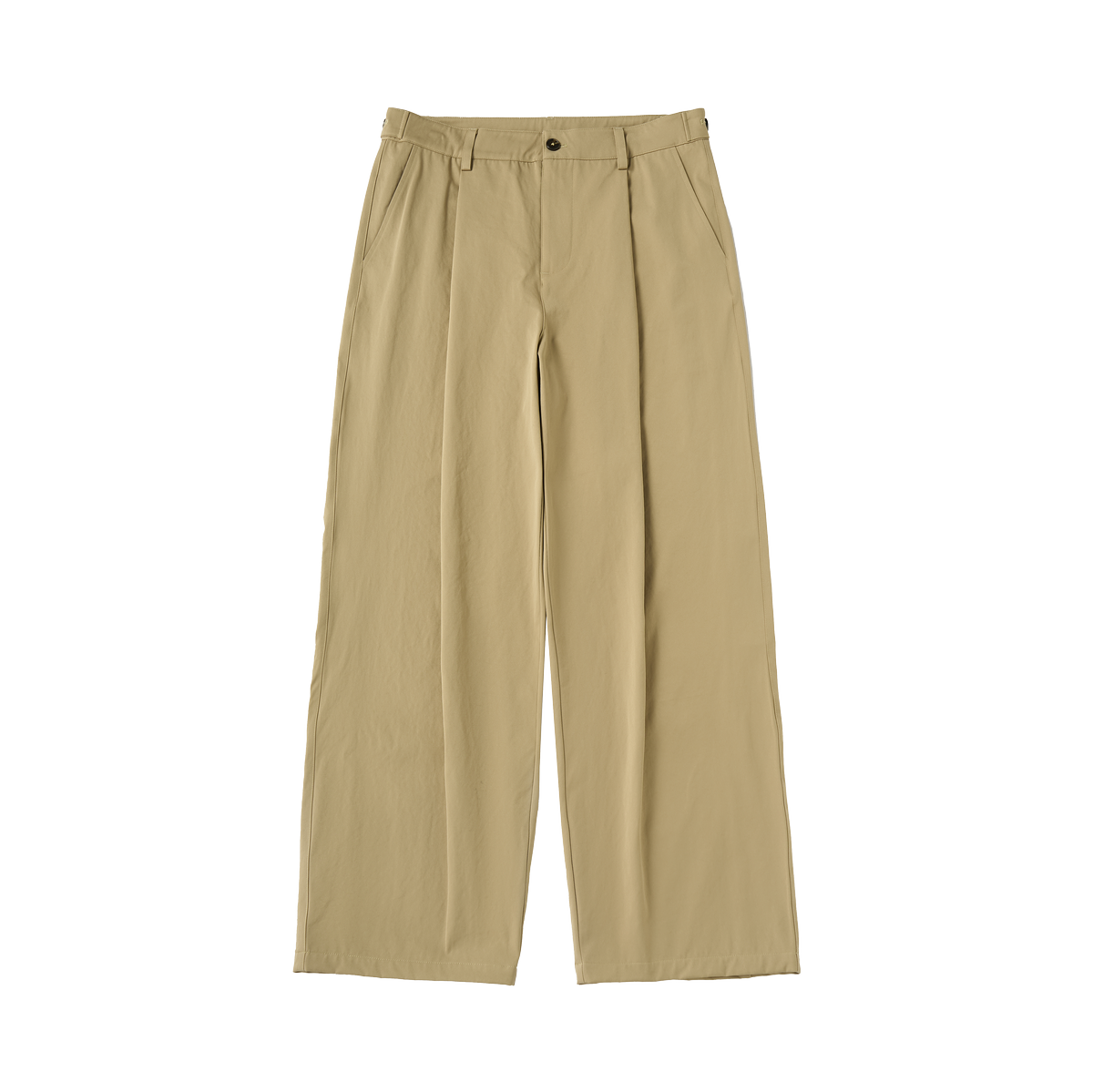 Curved Blade Stretch Pleated Cargo Pants