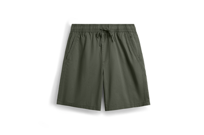Eco_Washed_Cotton_Shorts-ola_fan-dark-green-full-view-sku
