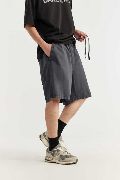 Eco_Washed_Cotton_Shorts-ola_fan-dark gray-side-view