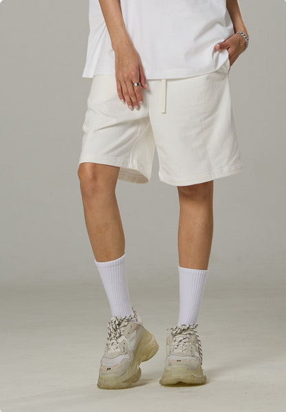 Eco_Washed_Cotton_Shorts-ola_fan-white-front-view