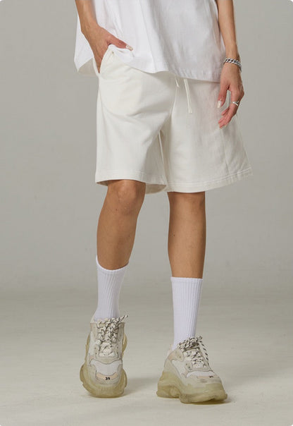 Eco_Washed_Cotton_Shorts-ola_fan-white-front-view